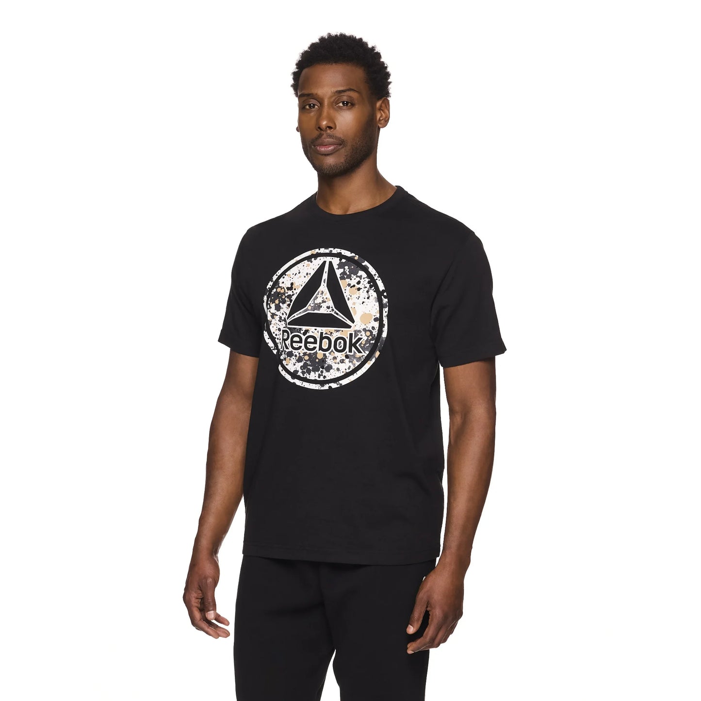 Reebok Men's Short Sleeve Graphic T-Shirts Black size S