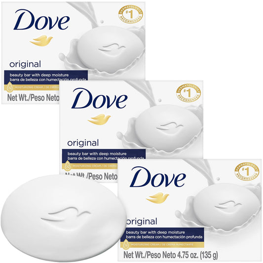 Dove White Original Beauty Bar 4.75oz 3 pack