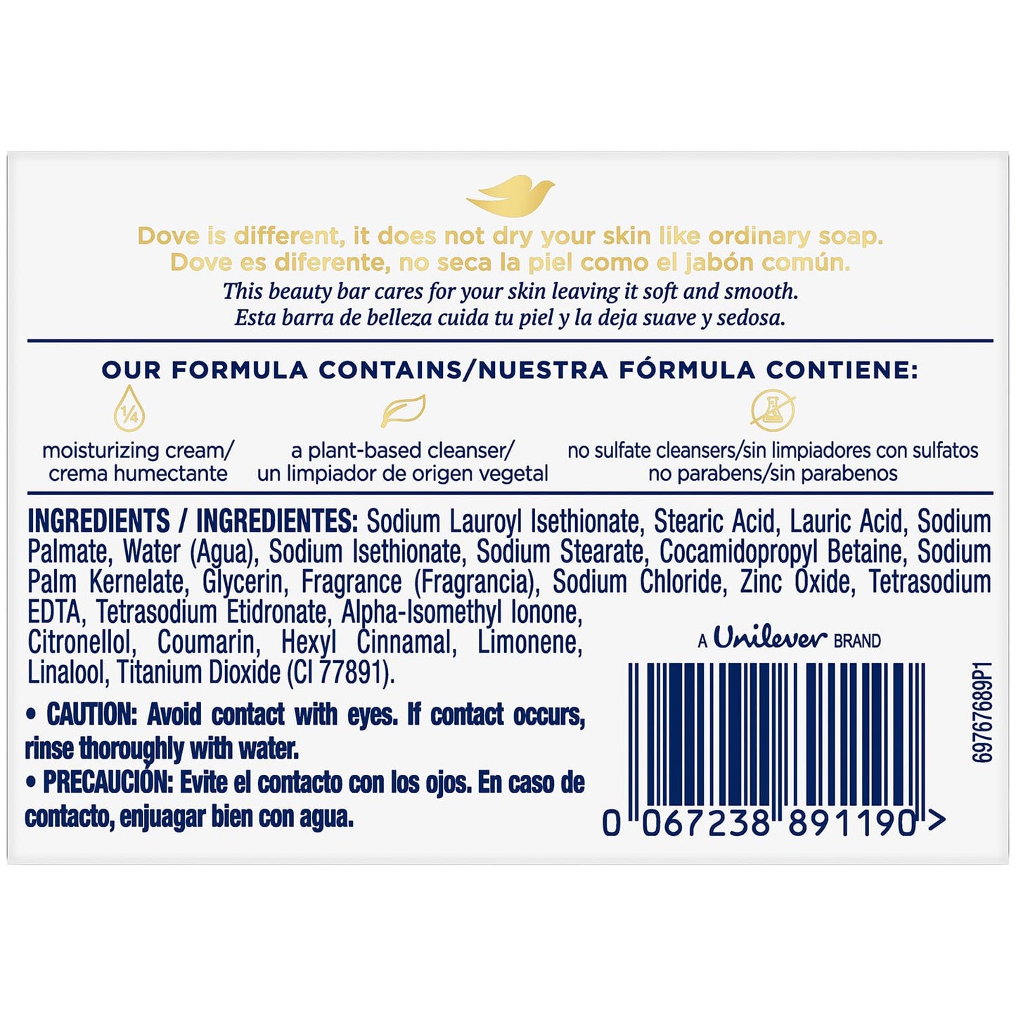 Dove White Original Beauty Bar 4.75oz 3 pack