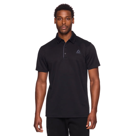 Reebok Men's Short Sleeve Performance Training Polo Shirt size S