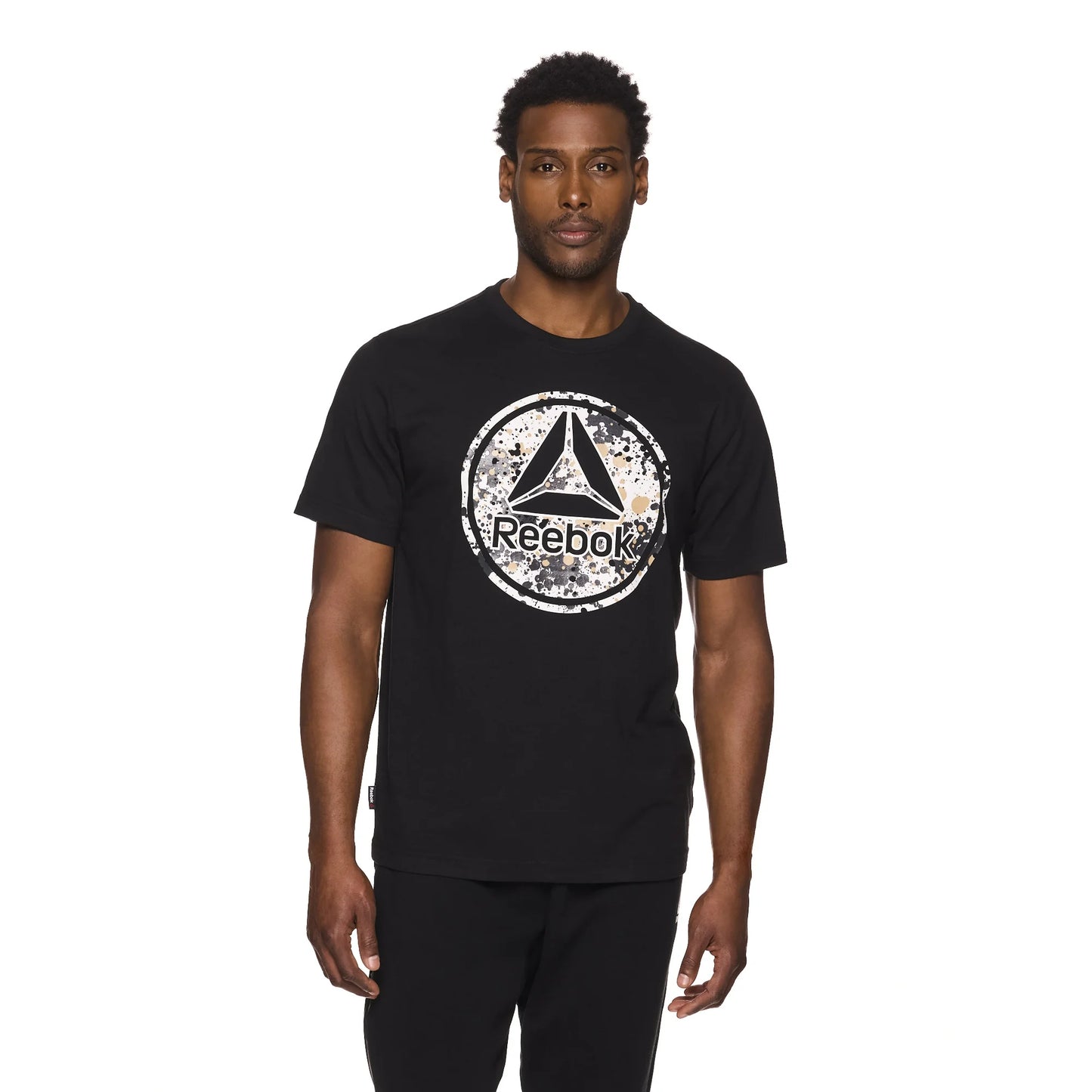 Reebok Men's Short Sleeve Graphic T-Shirts Black size S
