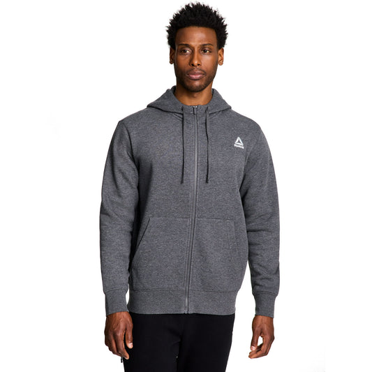 Reebok Men’s Game Day Full-Zip Hoodie – Dark Grey